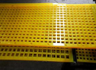 Lưới thép uốn cấp thực phẩm phủ Polyurethane