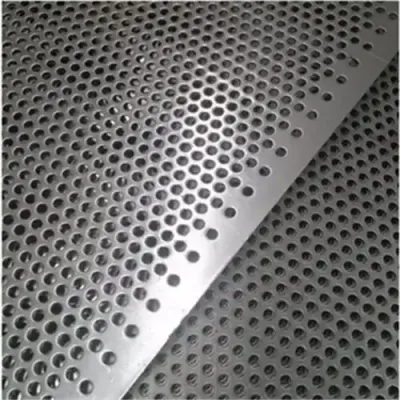 Industrial Exhaust Filtration Galvanized Carbon Steel Perforated Sheet