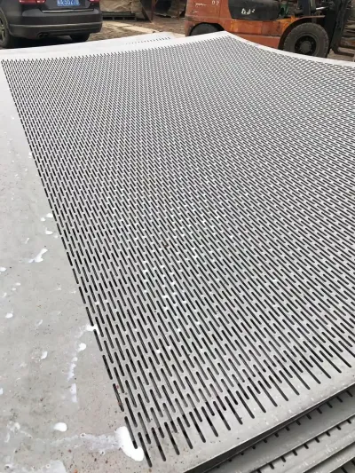 PVDF Coated Aluminum Alloy Decorative Perforated Facade Panel