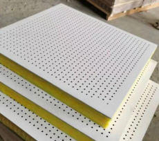 Panel Logam Berlubang Menyerap Suara Komposit Baja Galvanis