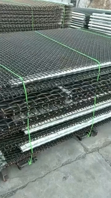 Layar Kawat Wedge Baja Mangan Tugas Berat untuk Pertambangan