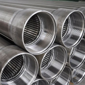 API P110 Wedge Wire Screen Pipe สำหรับการควบคุมทรายน้ำมัน
