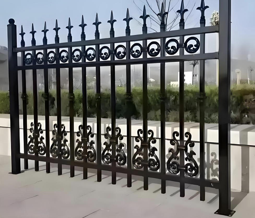 高級ヴィラのためのカスタマイズされた芸術的な亜鉛鋼フェンス