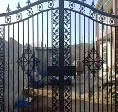 Customized Artistic Zinc Steel Fence for Luxury Villas