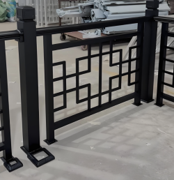 ราวบันไดเหล็กดัดสไตล์วินเทจ