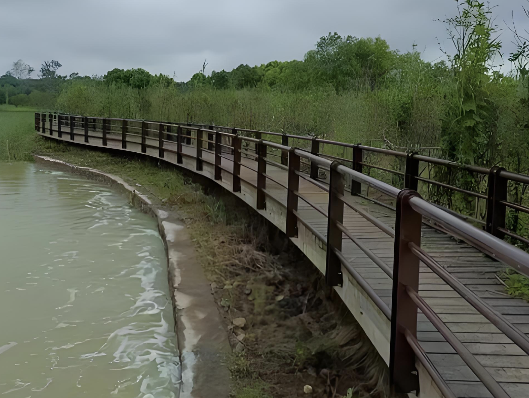 Area Indah Pagar Pelindung Besi Tempa Retro