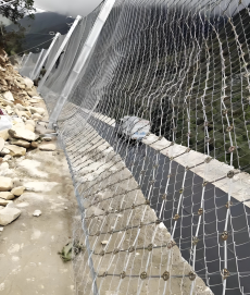 Filet de haute résistance de protection de pente d'alliage de manganèse