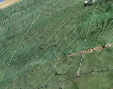 Jaring Pelindung Lereng Vegetasi Ekologis