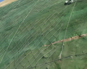 Filet écologique de protection de pente de végétation