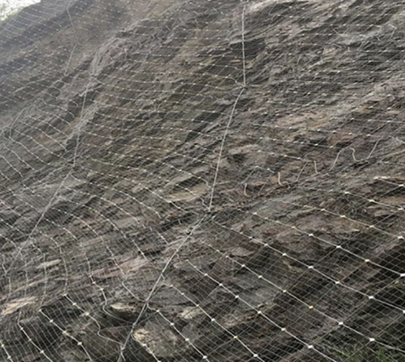 Filet léger de protection de pente de câble métallique d'alliage d'aluminium