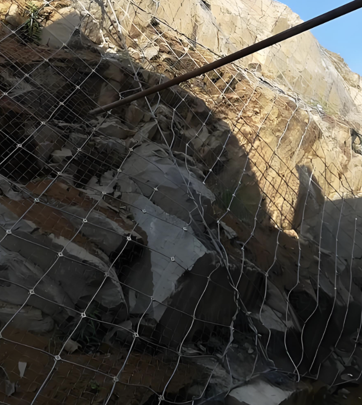 ตาข่ายป้องกันความลาดชันการเชื่อมโยงโซ่ชั่วคราวที่ถอดออกได้