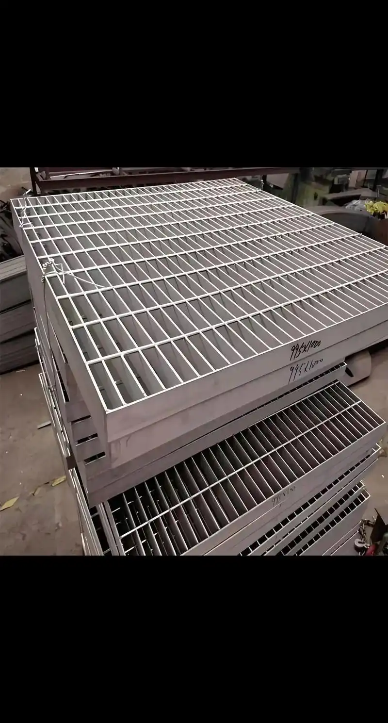 Couvertures de caillebotis à pince ventilées en alliage d'aluminium 6061