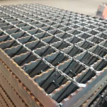 ฝาครอบตะแกรงเหล็กชุบสังกะสีแบบจุ่มร้อนสำหรับงานหนัก