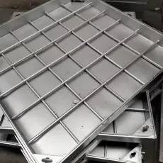 Thép không gỉ vô hình mương Bìa