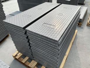 Couverture futée de fossé de câble de construction provisoire