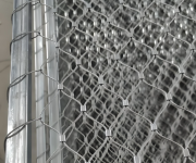 316L Jaring Penangkap Jatuh Baja Tahan Karat Tugas Berat untuk Konstruksi Kelas Atas