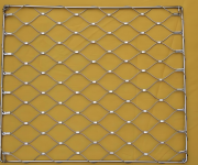 Jaring Penahan Jatuh Baja Tahan Karat 304 Industri untuk Rak Gudang