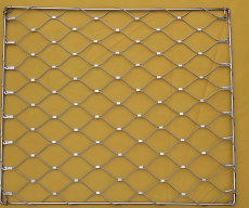 Jaring Penahan Jatuh Baja Tahan Karat 304 Industri untuk Rak Gudang