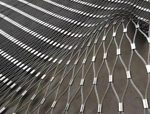 ตกแต่งระเบียงสแตนเลสป้องกันการล่มสลายสุทธิ