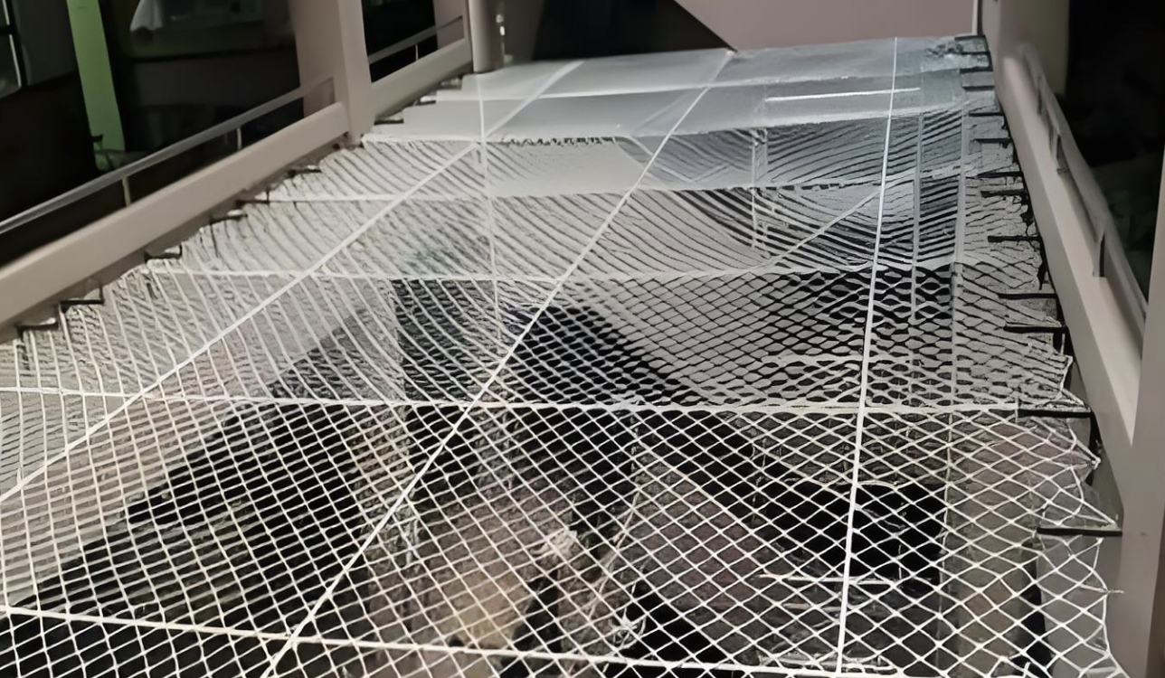 ตาข่ายป้องกันการตกสแตนเลสวิศวกรรมเทศบาล