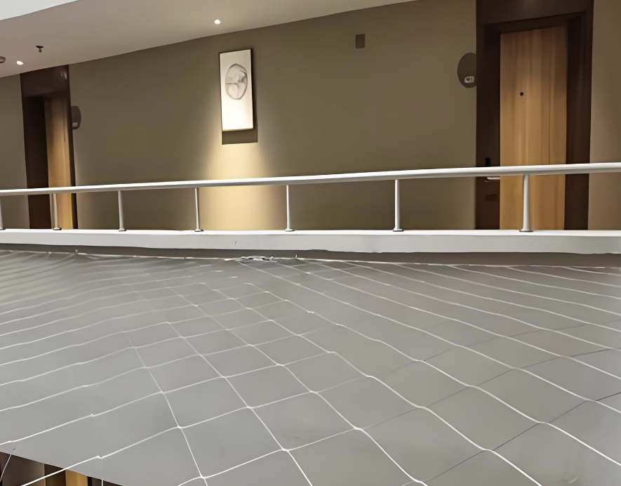 ตาข่ายป้องกันการตกสแตนเลสความแข็งแรงสูงสำหรับสนามกีฬาและโรงยิม