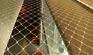 Kustom Baja Tahan Karat Perlindungan Jatuh Jaring untuk Villa dan Halaman