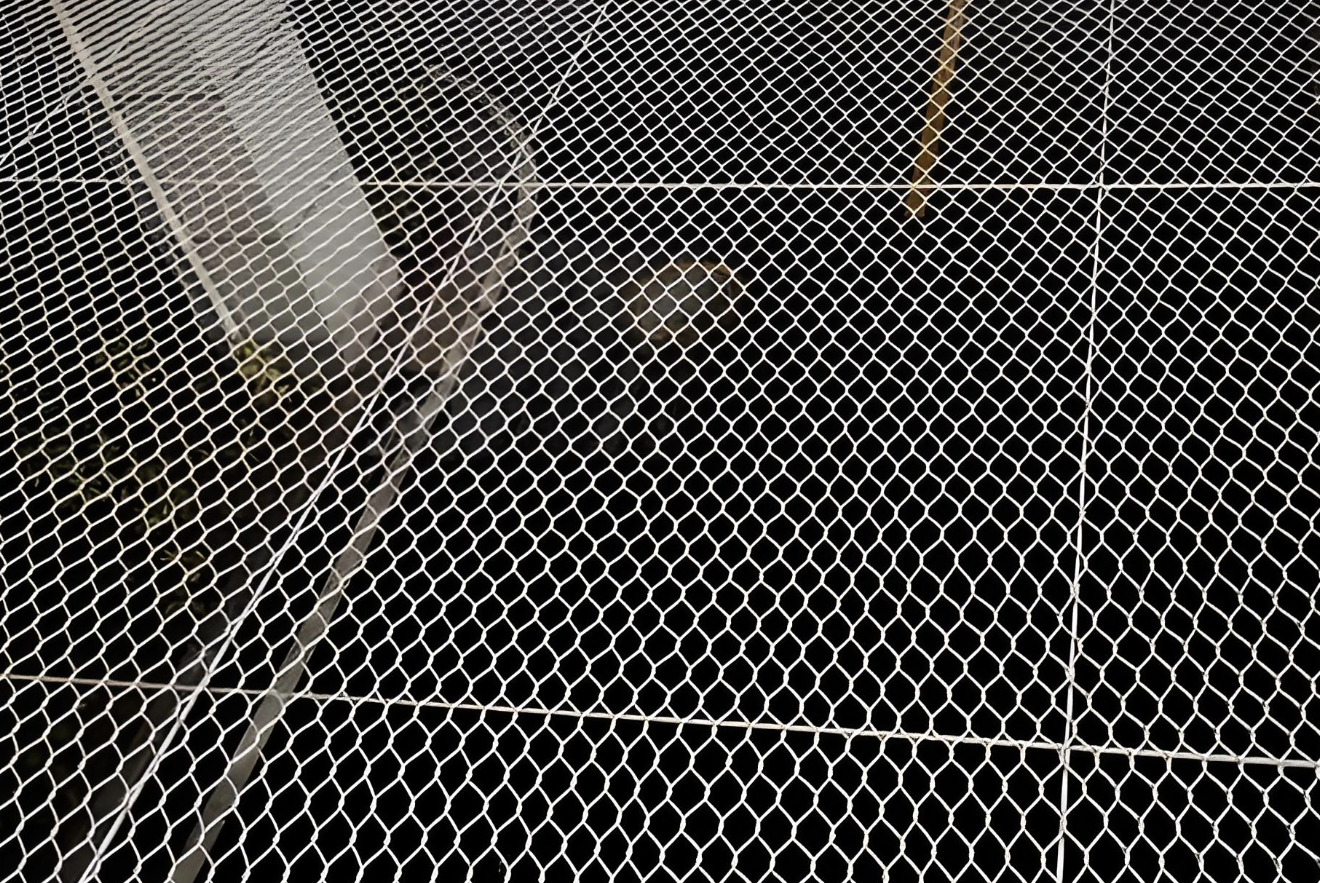 ตาข่ายป้องกันการตกสแตนเลสเกรดอุตสาหกรรมสำหรับอุปกรณ์และคลังสินค้า