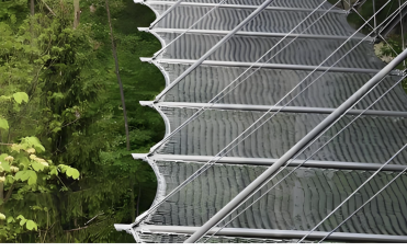 Vila Balkon Dekoratif 316 Baja Tahan Karat Jaring Penahan Jatuh