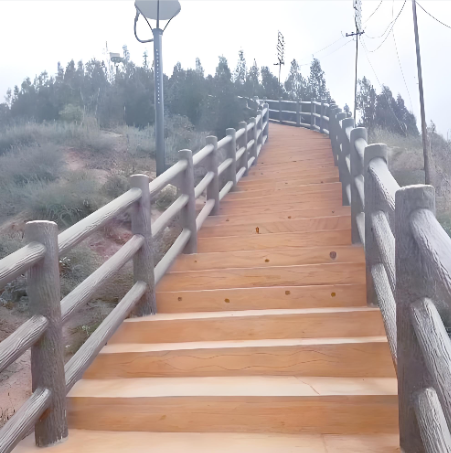 ราวไม้เทียมโค้งที่มีความยืดหยุ่น