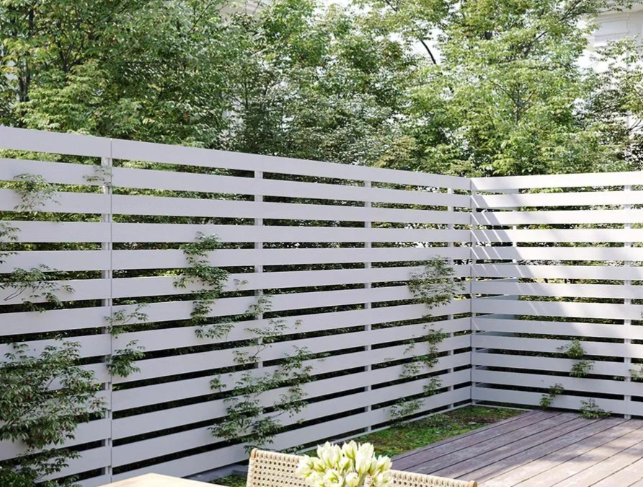 ไม้วีเนียร์ที่เป็นของแข็งรั้วลานกลางแจ้ง