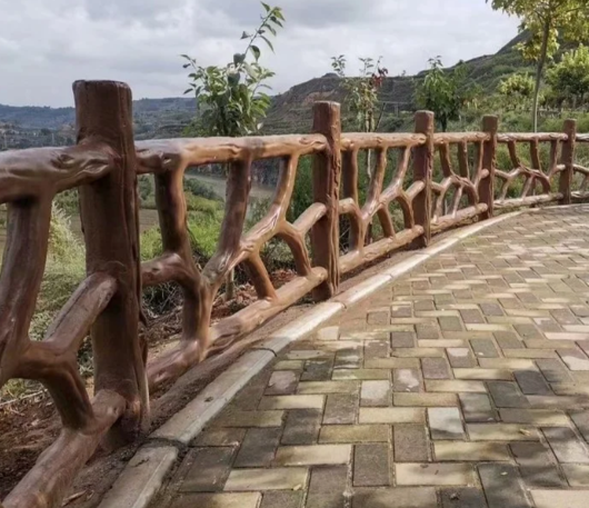 รั้วสะพานไม้เทียมที่ผ่านการรับรองจาก AASHTO