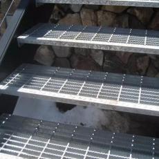 ทนต่อการกัดกร่อน FRP Dock บันได Treads