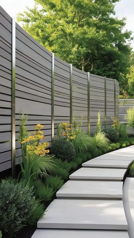 WPC กลางแจ้งสวนภูมิทัศน์ขั้นตอนไม้กระดาน