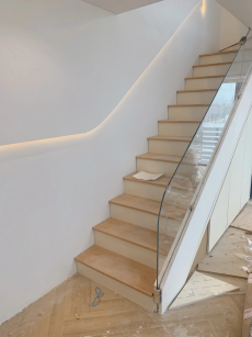 Solid North American White Oak Home Stair Treads