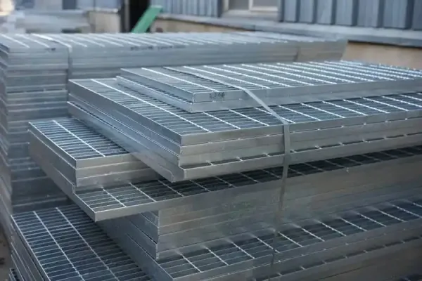 Hot-dip Galvanized Plain Steel Grating for Industrial Platforms