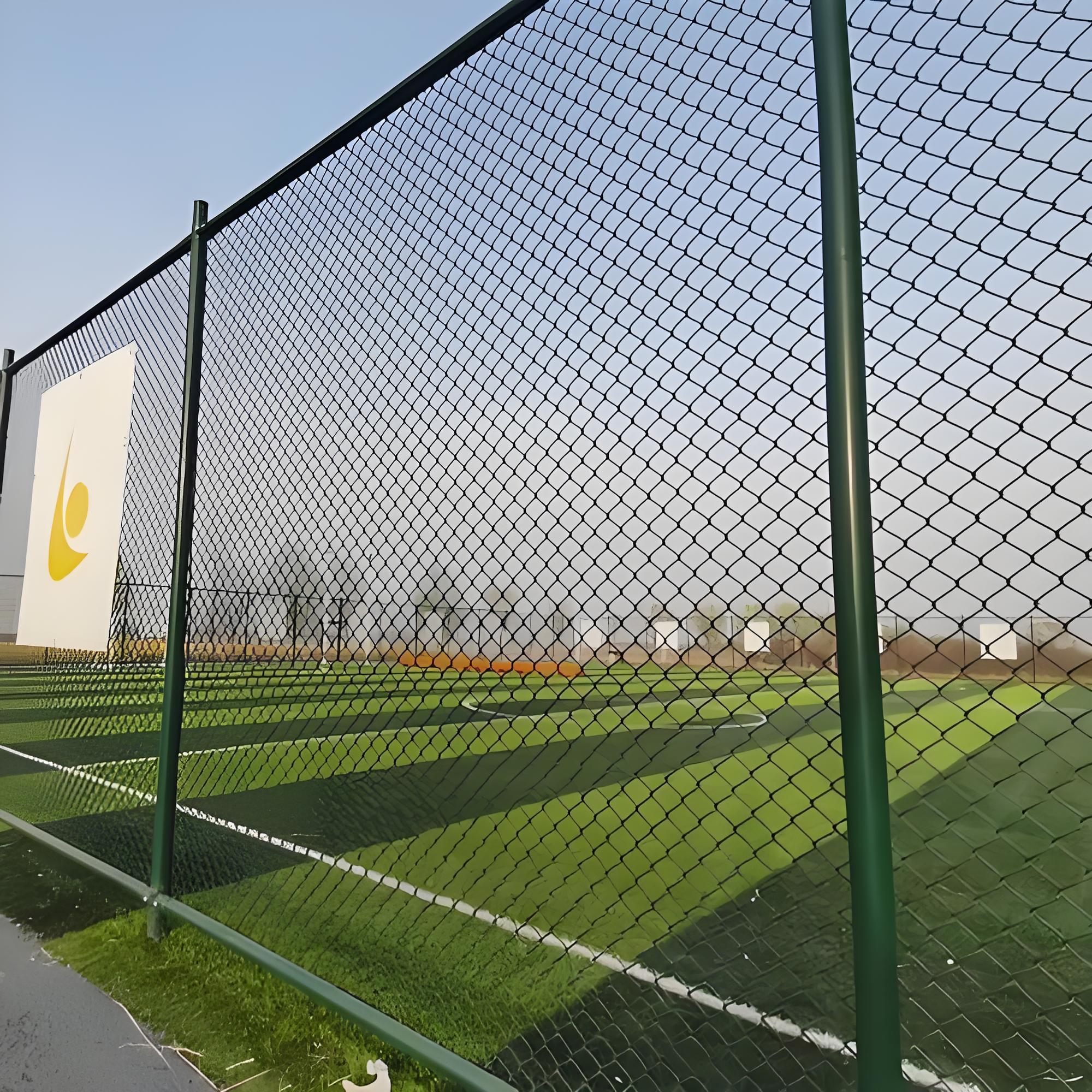 Basic PVC-Coated Steel Soccer Field Fencing