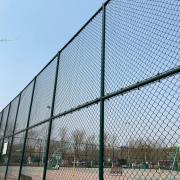 Sound-dampening Basketball Court Perimeter Fence