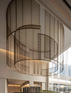 H62 Brass Plain Weave Metal Decorative Mesh for Indoor Partition