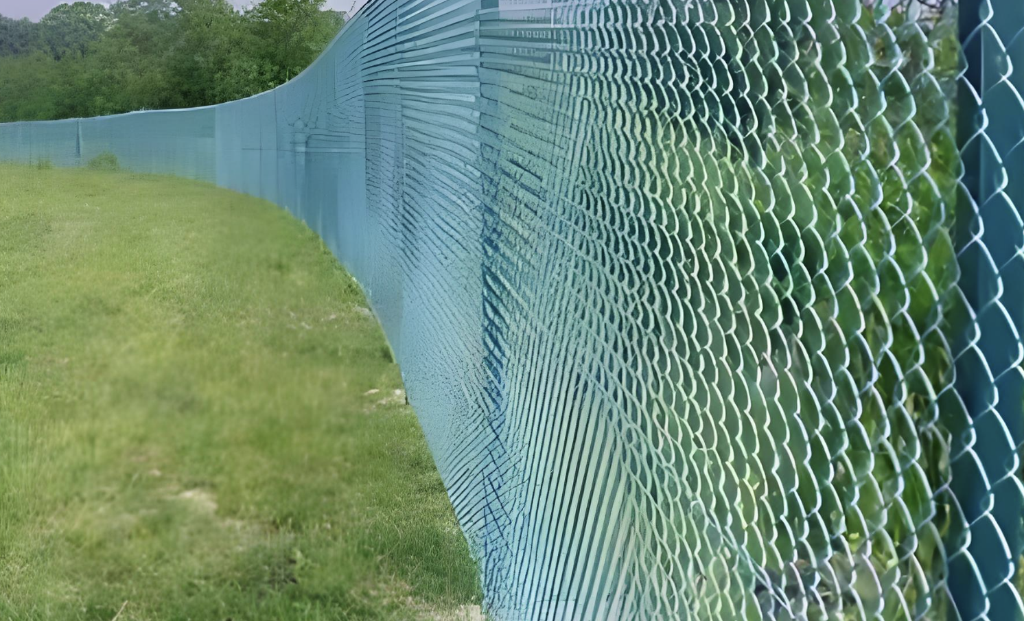 ตาข่ายตกแต่งโลหะบิดเหล็กชุบสังกะสีสำหรับรั้วสวน