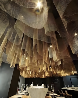 Maille <span>décorative</span> en métal artistique personnalisé