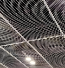 Maille <span>décorative</span> en aluminium pour les plafonds commerciaux