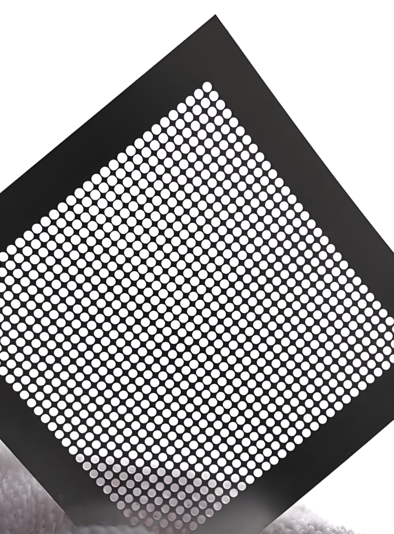 ตาข่ายตกแต่งโลหะตัดด้วยเลเซอร์สีทองไททาเนียม