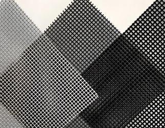 Maille décorative en <span>métal</span> découpé au laser titane <span>or</span>