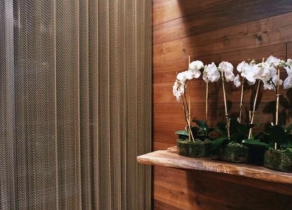 K-Type H62 Brass Luxury Hotel Decorative Metal Mesh Curtain