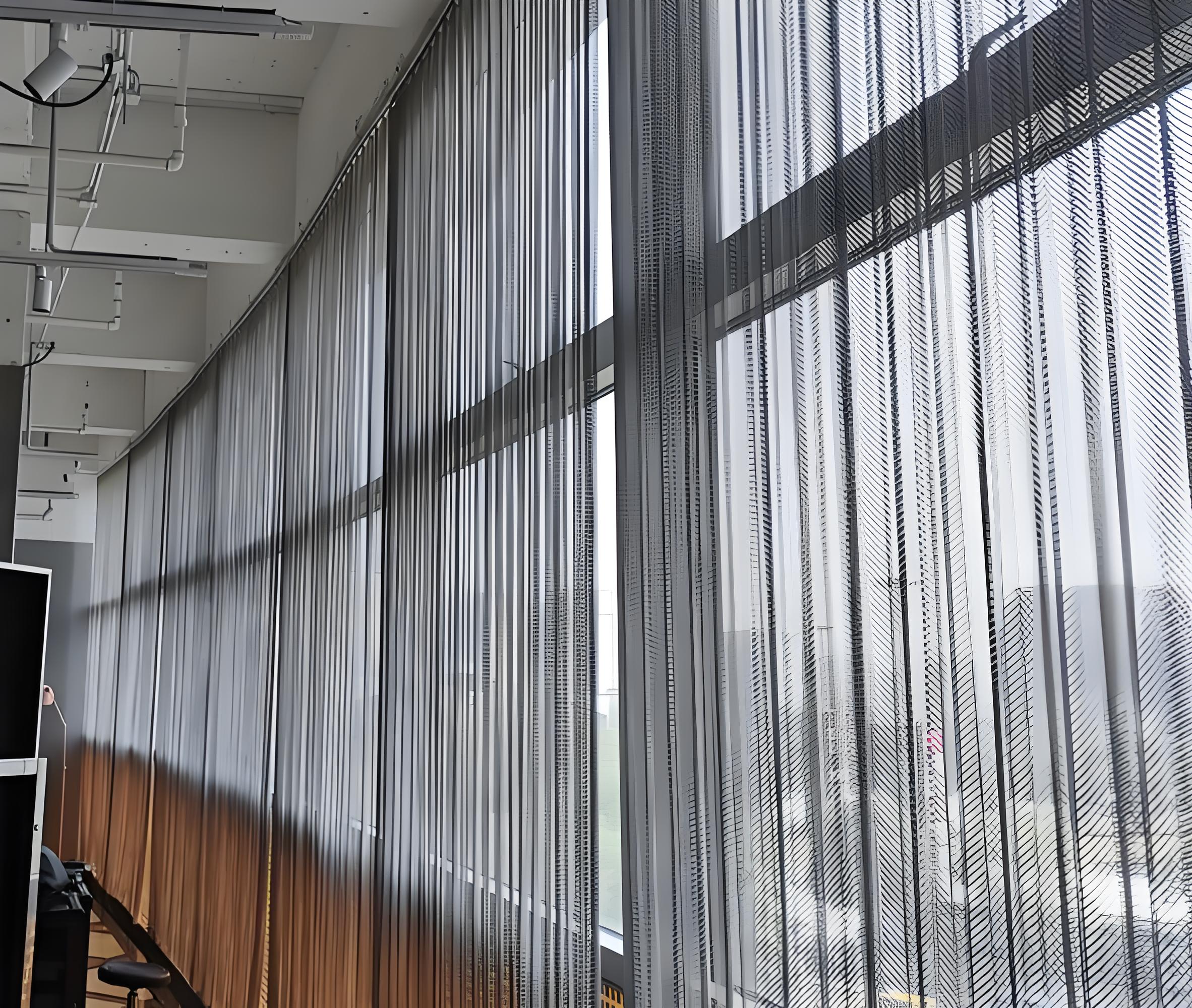 Perforated Aluminum Acoustic Partition Metal Curtain