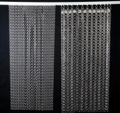 Rideau métallique en alliage d'aluminium 6061 de qualité industrielle