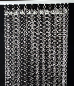 Rideau métallique en alliage d'aluminium 6061 de qualité industrielle