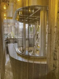 户外防风防紫外线金属帘