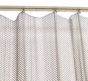 Rideau métallique de protection industriel en acier inoxydable