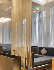 Rideau métallique ignifugue résistant à haute température en acier inoxydable 310S